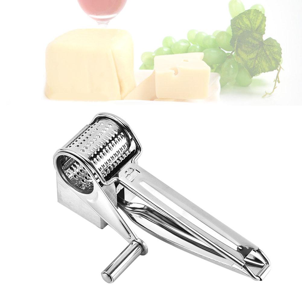 Anti-rust Planer Rotary Whirling Cheese Grater Vegetable Ginger Chocolate Cutter Slicer Shredder Cheese Tools 20.5x5.8cm