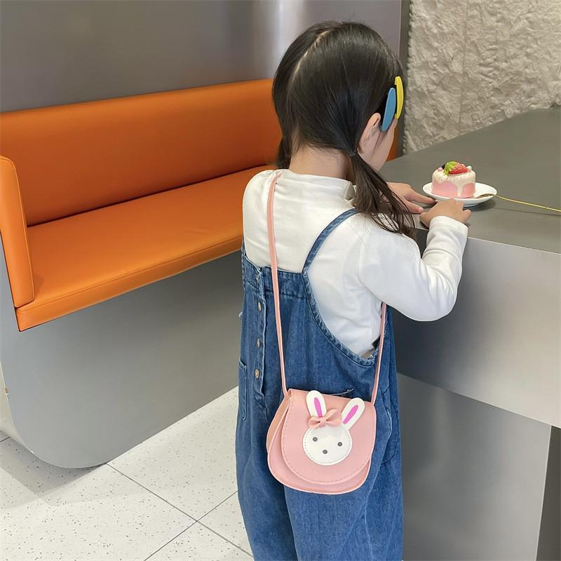Adorable Cartoon Rabbit Crossbody Bag For Kids Perfect Summer Accessory In Multiple Colors
