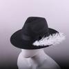 Elegant Bowler Hat Faux Wool Felted Wedding Accessory Hat Materials Event Wear Years Round Fashion Use