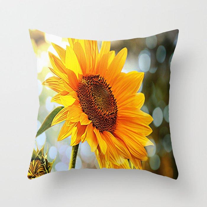 

Декор для дома Подсолнух Наволочка Летняя Наволочка для диванной подушки Спальня Автомобиль Офис Декор 45x45cm