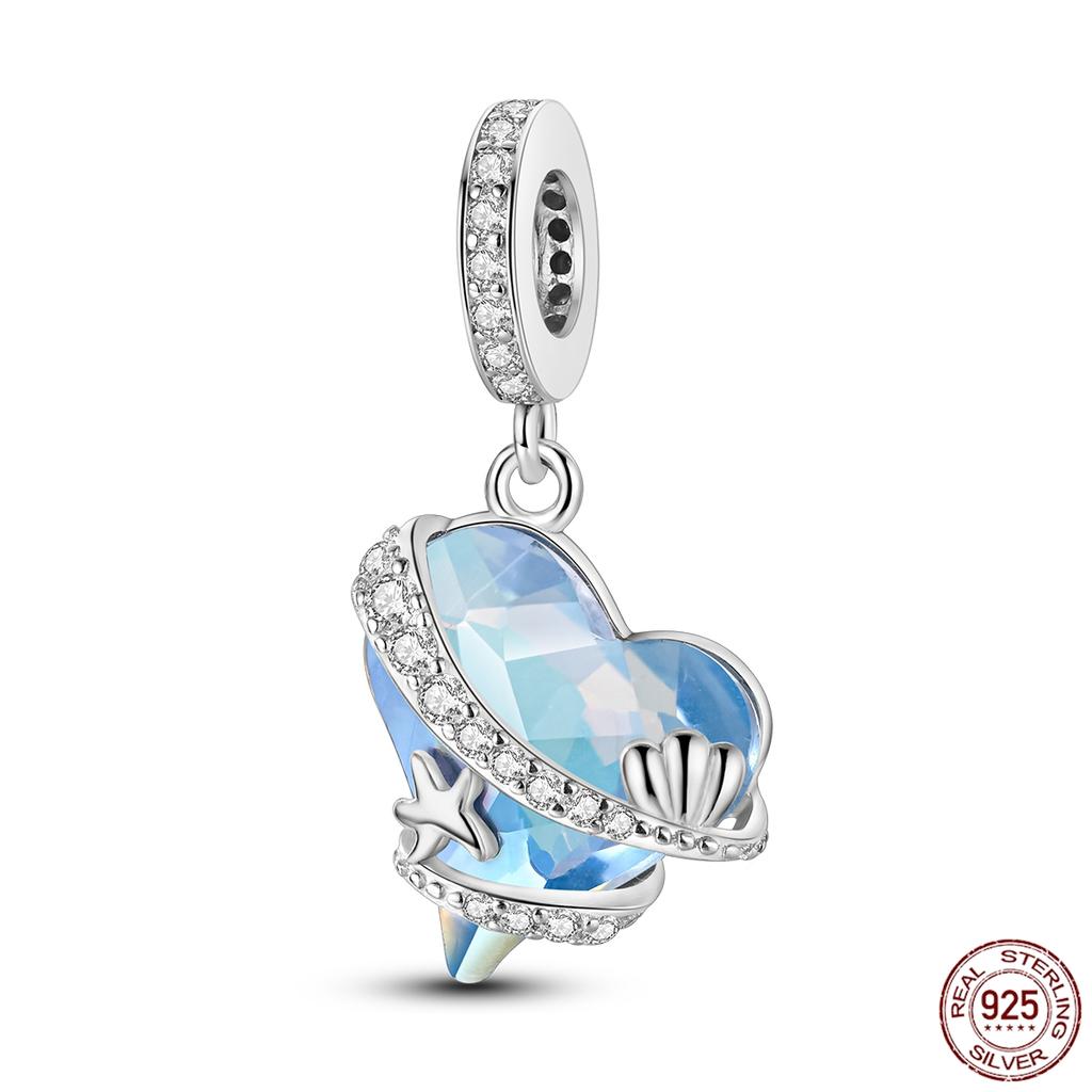 Copper Dragon Firefly Butterfly Puppy Heart Plane Travel Charms Fit Original Bracelet Zircon For Women Gift Gift