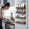 4Pcs/Set Magnetic Spice Storage Rack for Refrigerator and Oven Fridge Organizer Shelf