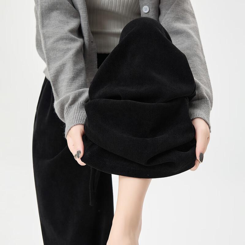 HSTYLE Women's 2025 Relaxed High-Waist Wide-Leg Trousers