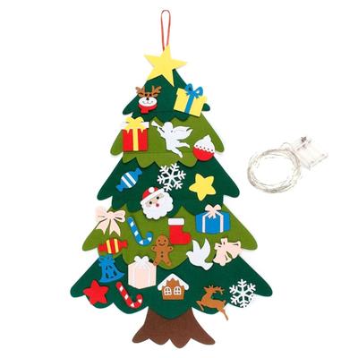 Special Gift for Kids&Adults 1 Set Accessories Kids Party Favor Toys Creative Supplies Felt DIY Christmas Trees