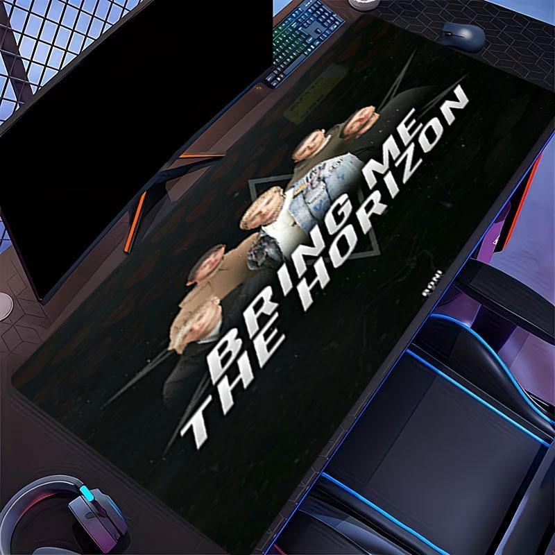 Bring Me the Horizon Print Mouse Pad, for Keyboard Pad Laptop PC Mat for Office Home Use, Desk Decor, Perfect Birthday Gift for Gamers
