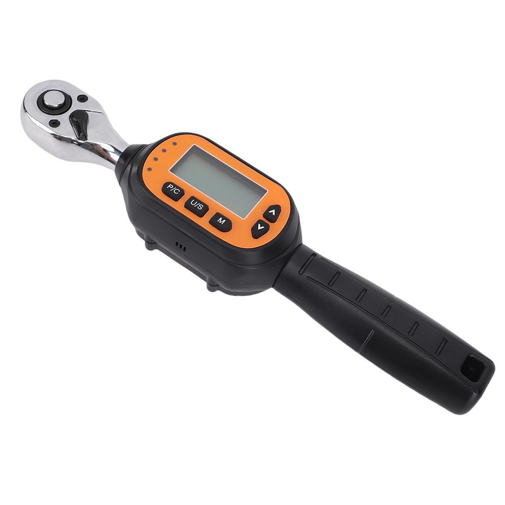 Digital Preset Torsion Wrench LED Backlit Screen 3 8in 1.8 to 60N m Unit Switching CW CCW Digital Wrench