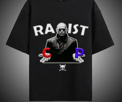 HOT - Rasistický Znásilňovač CP Matrix Morpheus Bavlna Plná Velikost S-5XL Unisex Tričko