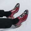 Fashion Nightclub Fashion Men's Shoes Height Increasing Leisure Design Style Outdoor Leisure Party 38-46 Trendy Adult Leather Shoes