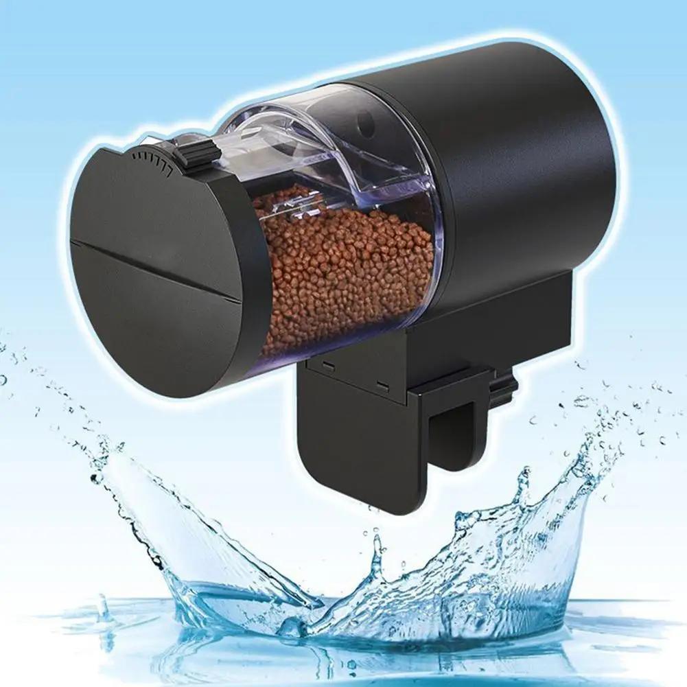 Aquarium Feeder 100ml Smart Timed Feeder, Automatic Fish and Turtle Food Dispenser for Aquariums, Ideal for Vacation Use