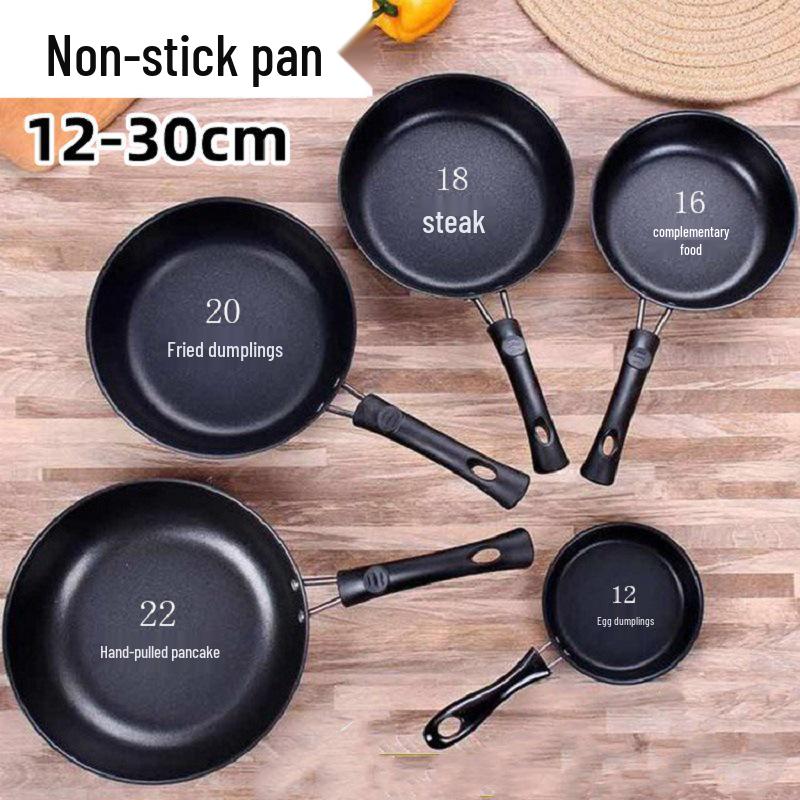 Maifan Stone Non-stick Frying Pan for Induction & Gas - Ideal for Pancakes, Steak, and Eggs.