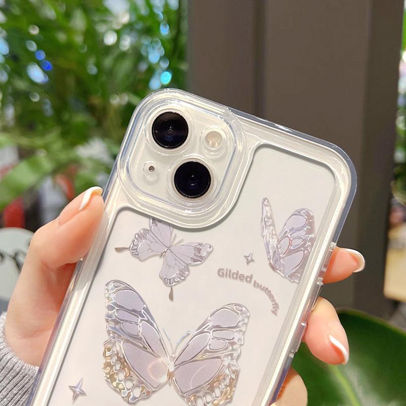 For Xiaomi 12T Case Mi 12 Lite 11 Lite 13 11T Pro Crystal Butterfly Funda For Redmi Note 10 Pro Note 11 9 8 Pro 8T 11s 10s Cover