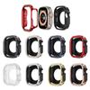 Custodia 2 in 1 per Apple Watch Series 8/7/SE/6/5/4 Ultra 41mm 45mm 40mm 44mm 49mm TPU + PC Antiurto Protettore Bumper per iwatch