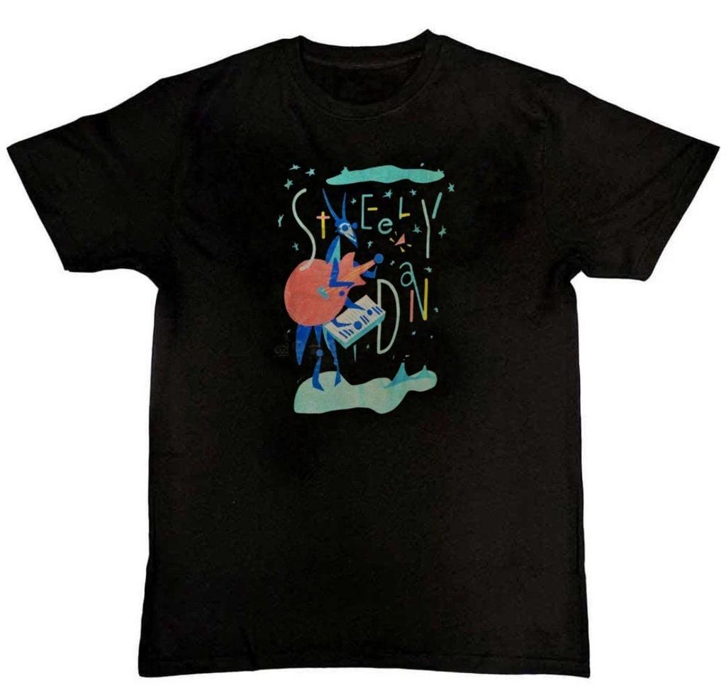 Vintage 1994 Steely Dan US Grafikdruck Herren T-Shirt