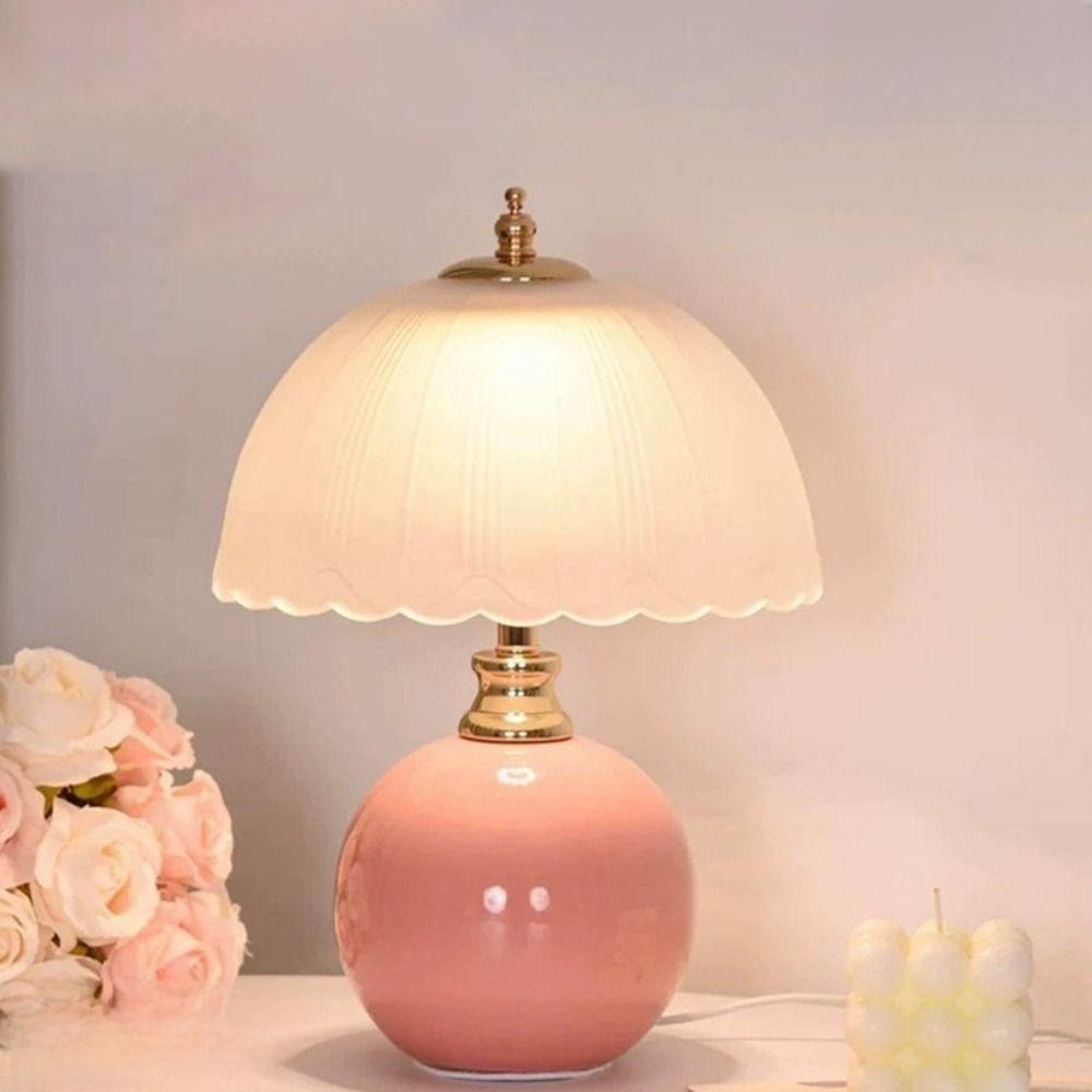 Atmosphere Lighting Nordic Table Lamp Creamy Style Desk Night Light for Dining Room