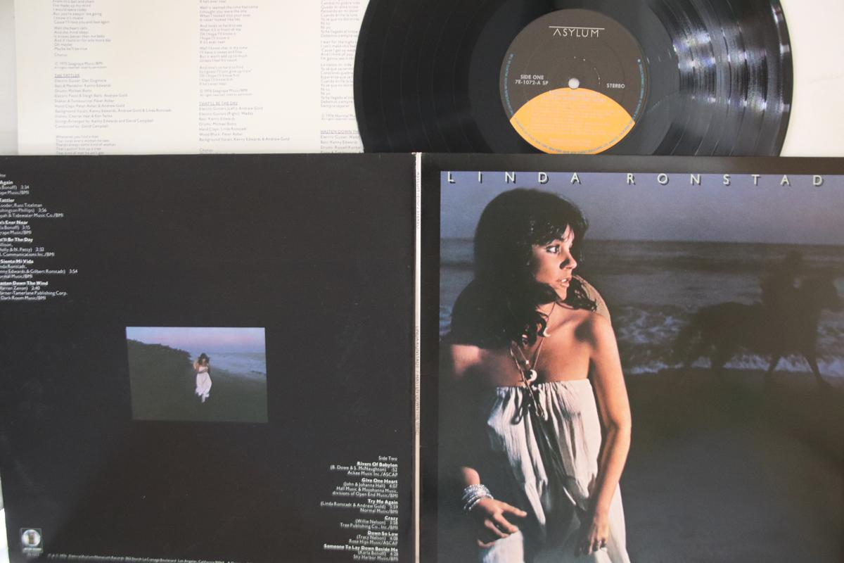 

LP Record LINDA RONSTADT - Hasten Down The Wind 7E1072 ASYLUM 1976 US Rock Used
