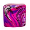 Squeeze Toy Slow Rise Fidgets Cube with Glitter Flow Patterns Stress Relief Sensory Toy for Kids Adults Fun Desk Decoration
