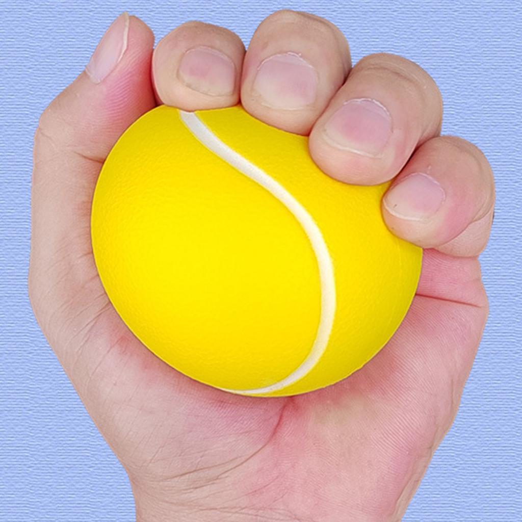 Hand Therapy Balls Stress Relieve Highly Elastic Grip Strengthening Squeeze Balls for Kids Elderly