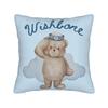 Wishbone Conan Gray Pillowcase Printing Polyester Cushion Cover Decor Throw Pillow Case Cover Bedroom Square 18"