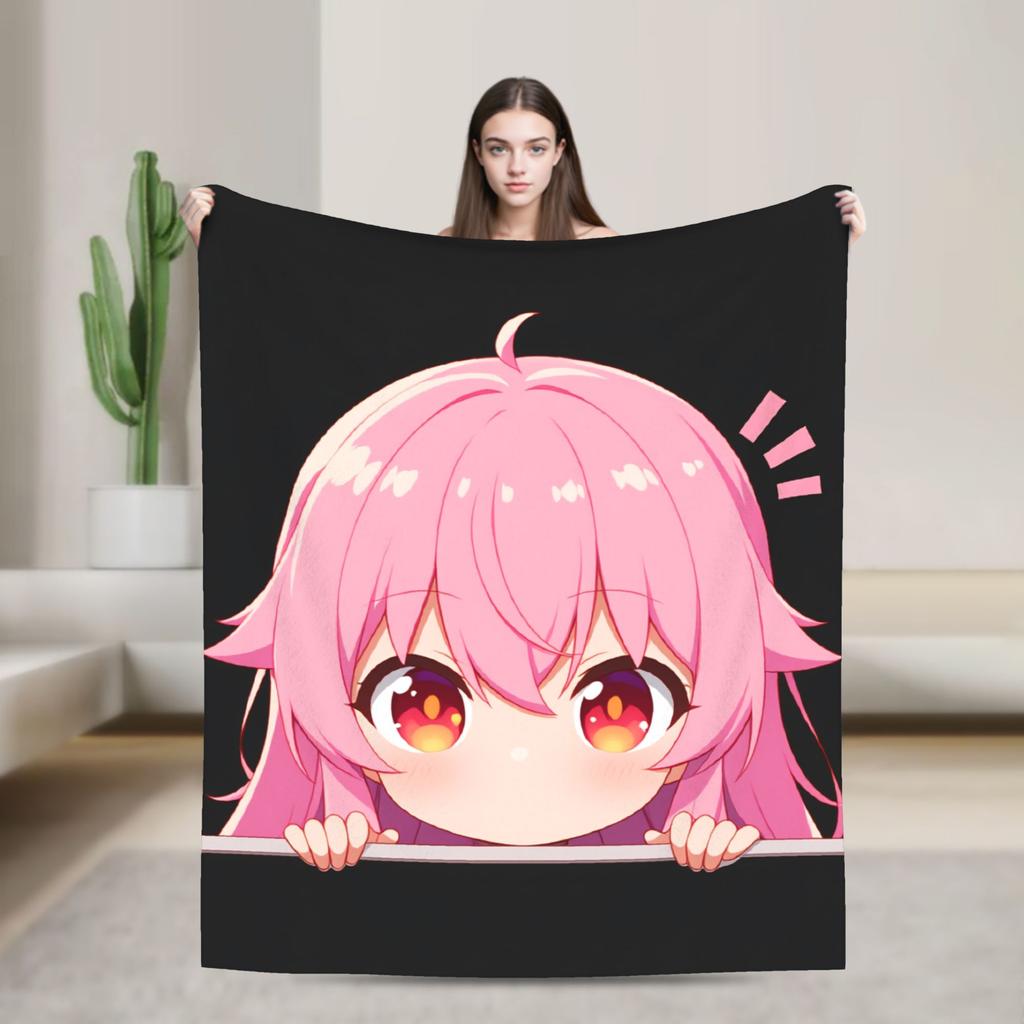 Mirai Nikki Gasai Yuno Super Soft Blankets Plush Throw Blanket Street Trend Couch Chair Flannel Bedspread Sofa Bed Cover