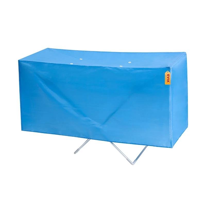 Drying Rack Dustproof Cover Household Folding Electric Clothes Dryer Cloth Cover Foldable Clothes Rack Protective Cover синий