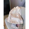 Pink Button Stand-up Collar Jacquard Vest Women's 2025 New High-end Top
