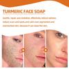 100g  Turmeric Face Soap Facial Repair Gentle Cleansing Blemish Reduction Smoothing Fine Lines Cleansing Soap