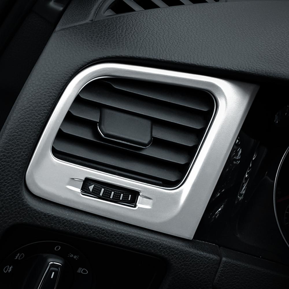 Car Air Outlet Trim for Volkswagen VW Golf 7 MK7 7.5 MK7.5 2013 - 2019 LHD 2Pcs Air Conditioning Vent Panel Cover Sticker