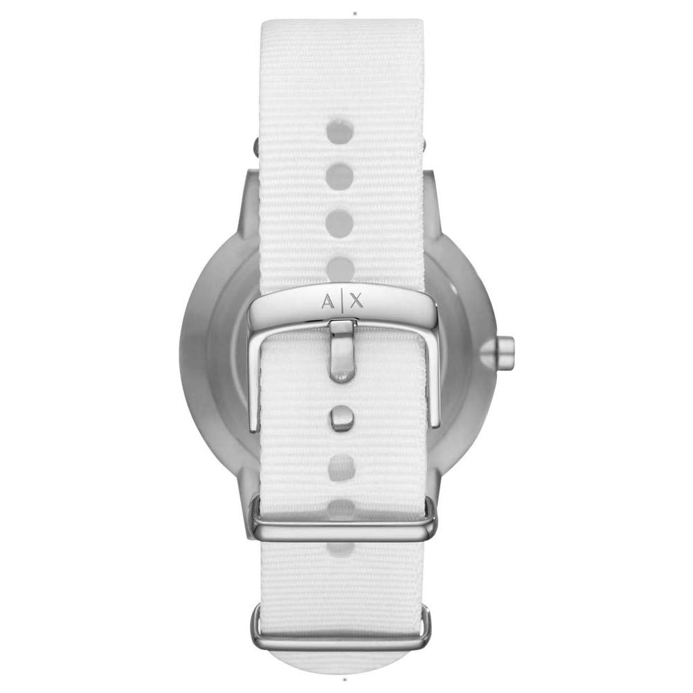 Armani Exchange Multifunction Stainless Steel Watch 42mm Case Size, White, Strap