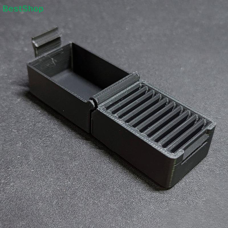 Guitar Pick Storage Box with Slot Organizer, Portable 3D Printed Pick Holder Case