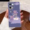 Casing For Oppo Reno14 / Reno 14F / Reno 14 Pro Clear Silicone Jelly Soft TPU Back Cover Cute Rabbit Cat Dinasaur Phone Case