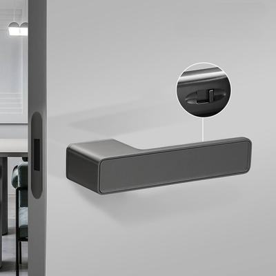 Serrure à entrée sans clé Serrure magnétique silencieuse Serrure de porte de chambre Serrure design écologique Serrure d'intérieur moderne 158*32*52mm