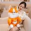 25/35/45cm Embrace Dog Pig Chicken Plush Stuffed Animal Anxiety Stress Relief Home Decor Throw Pillow Ultra Charming Kids Gift