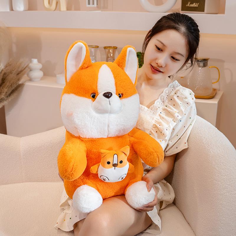25/35/45cm Embrace Dog Pig Chicken Plush Stuffed Animal Anxiety Stress Relief Home Decor Throw Pillow Ultra Charming Kids Gift