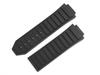 King Watch Parts Hublot Compatible King Power 48mm Case Aftermarket Rubber Strap Black [Import Original]