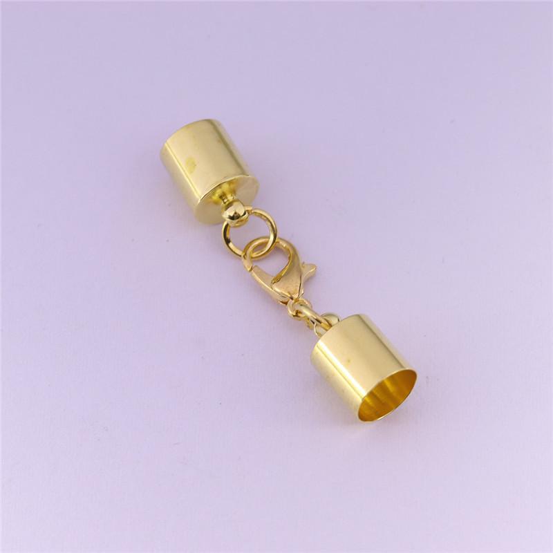 10pcs Leather Cords Bracelet Lobster Clasps Hooks Connectors Leather Rope Clasp For Bracelet Necklace Make DIY Jewelry Making