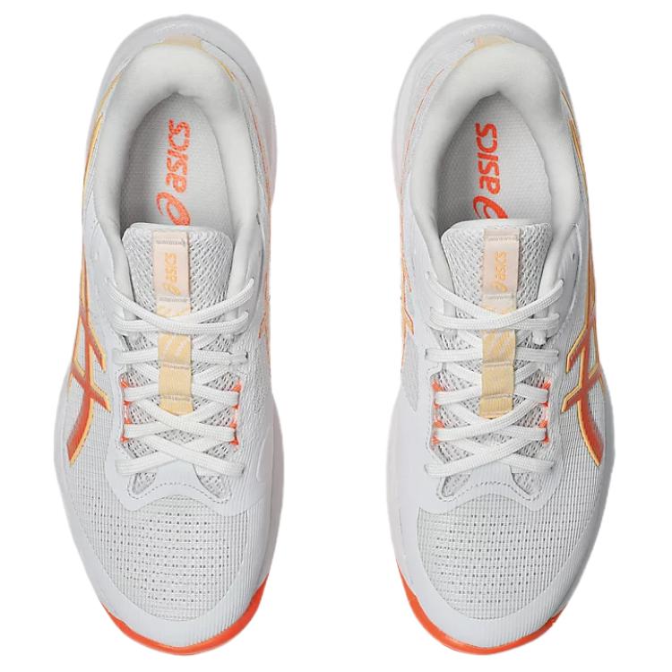 New Asics NETBURNER BALLISTIC FF 4 Abrasion Resistant Low Top Training Shoes Women's White Orange Red 1052A083-101