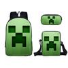 Minecraft Cartoon Game Character Printed Children Large Capacity Backpack