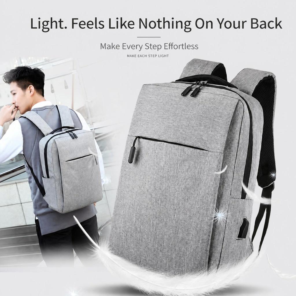 Laptop Backpack Business Computer Bag Student School Bookbag Travel Backpack Lightweight Casual