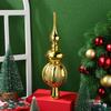 Spherical Christmas Tree Topper Plastic Sturdy Xmas Treetop Ornament Christmas Party Supplies Decoration Xmas Treetop