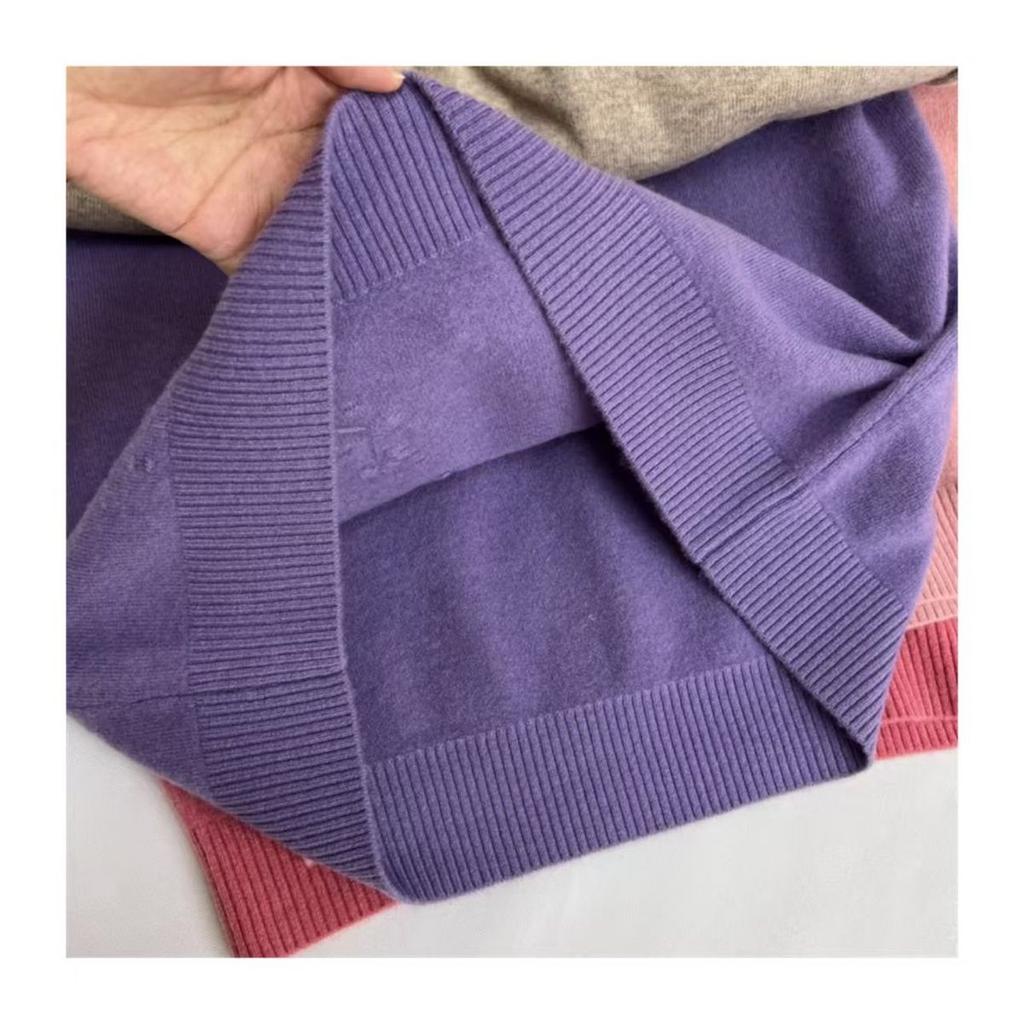 Pulover de lână pentru femei plus size, croială largă, broderie cu strasuri, tricotat, pulover, culoare uni, top tricotat moale