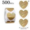 120/500Pcs Valentine'S Day Heart Stickers Sealing Sticker Happy Wedding Envelope Stickers Holiday Party Gift Decoration Stickers