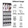 Mesh Cloth Shoes Sorting Storage Hanging Bag Over The Door Sundries Organizer Shoes Slippers Holder Bag