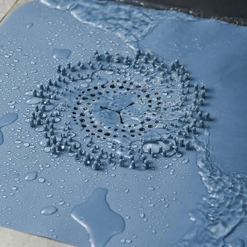 Bathroom Floor Cover, Kitchen Sewer Filter, Bath Shower Cover, Floor Sink Drain Strainer, Hair Stopper, 1pc Bathroom Sink Filter