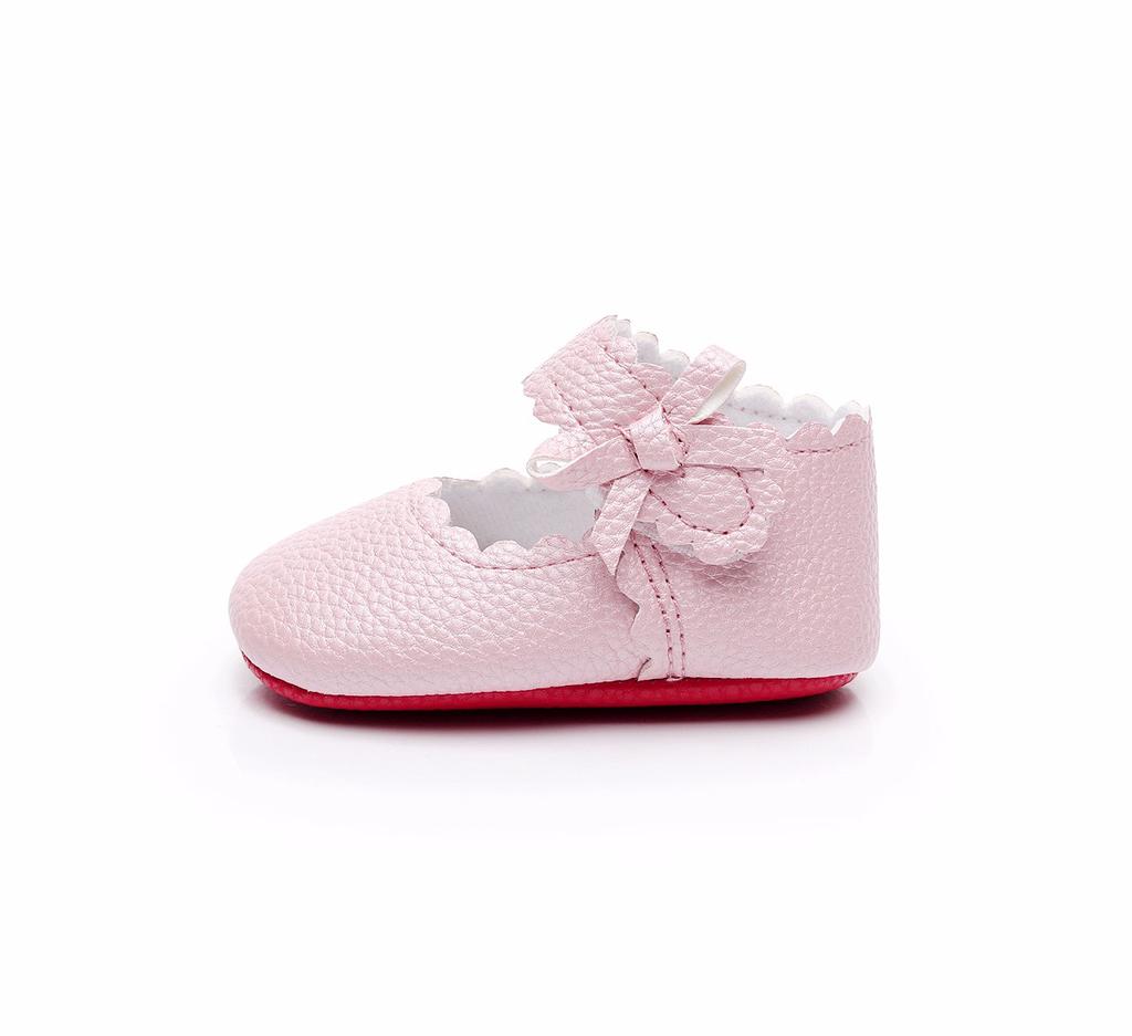 Chaussures douces à semelle souple avec nœud pour bébés, tout-petits, nouveau-nés, filles et garçons