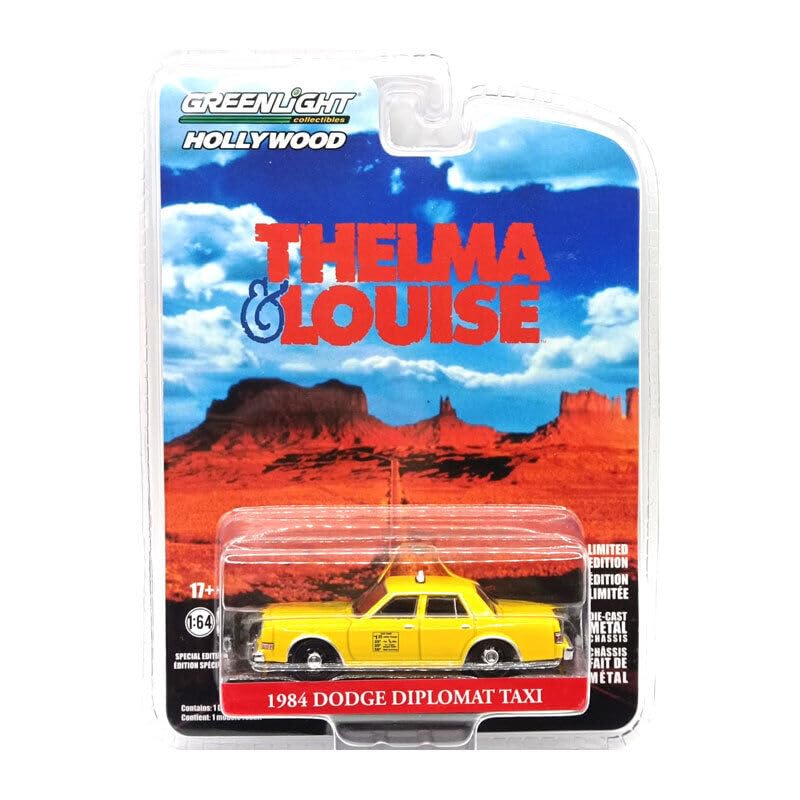 Greenlight Scale Dodge Diplomat 1984 Taxi Diecast Model Car 1/64 "Thelma & Louise" [Used]