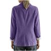 Dames Casual Corduroy Revers Lange Mouw met Zakken voor Werk Dagelijkse Kleding