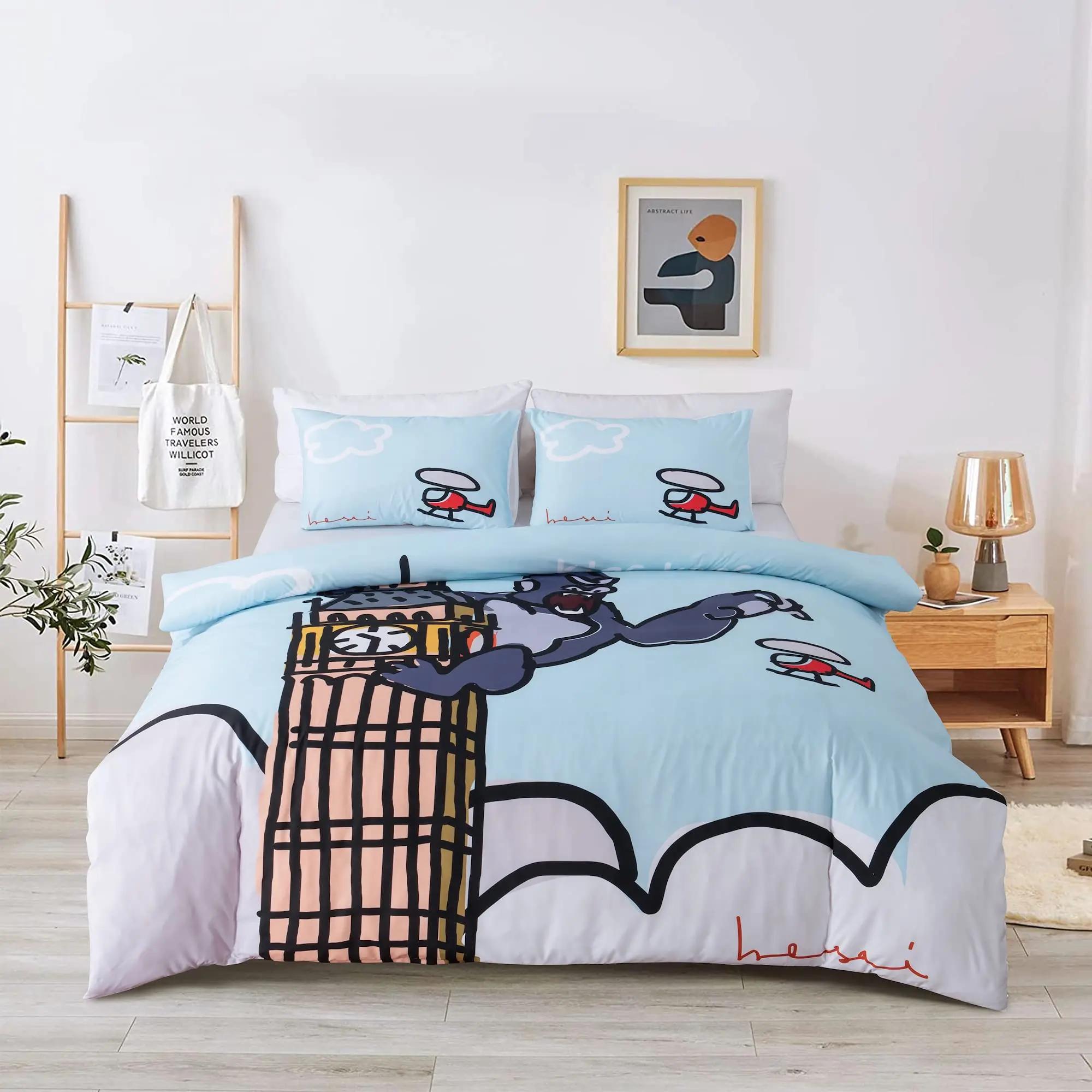 

Пододеяльник Tye Dye, желтый, эстетичный, аниме, для мальчиков, комплект постельного белья на молнии, детский спальный гарнитур, мягкий, из полиэстера, чехол EU single(135x200cm)