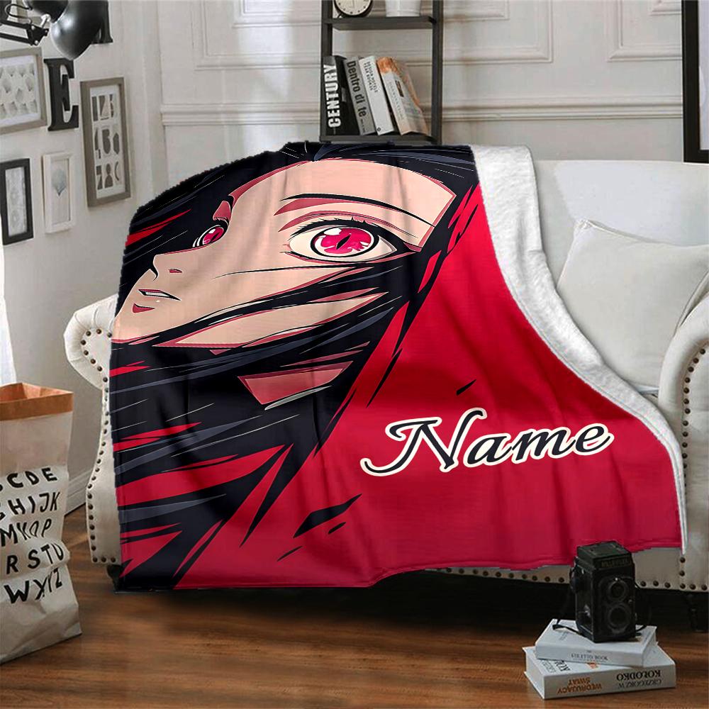 Custom Name Owl Warrior'S Might Party Blanket For Couch Bed Plush Cozy Fuzzy Blanket Super Soft Warm Blankets For Fall And Winter 0916302