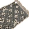 Louis Vuitton M72242 Echarpes Logo Mania Scarf Wool Verone Gray