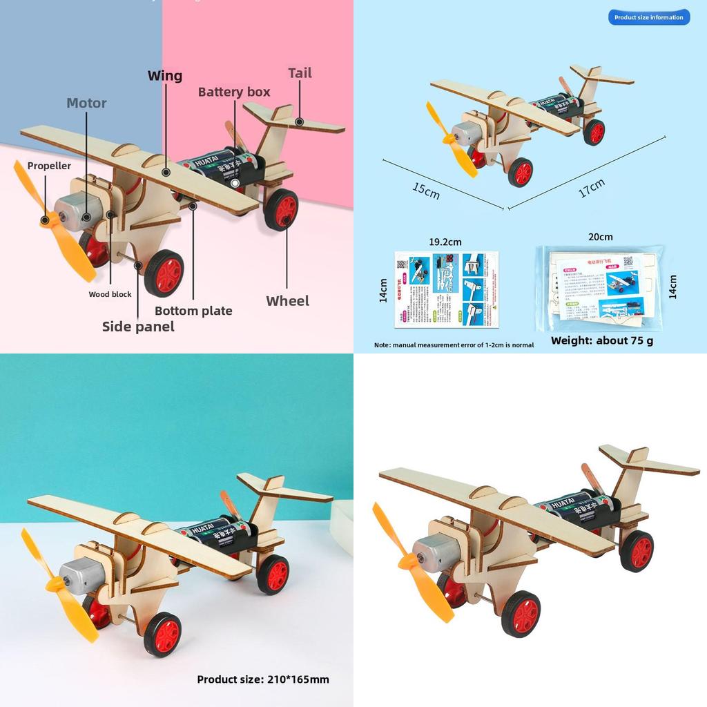 Self Made Wooden Electric Scooter Model Material Set Children Educational Toys For Kids Educational Toys